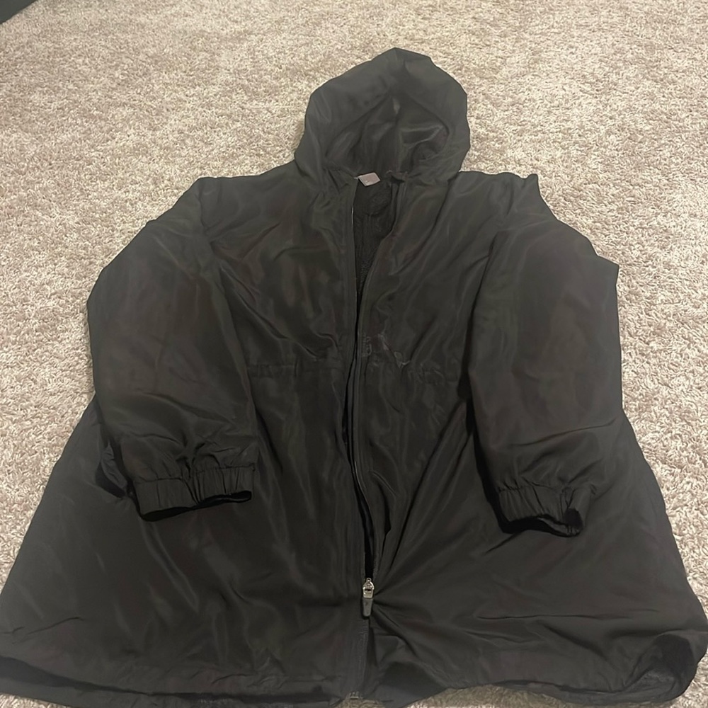 Old Navy active rain coat size large in black